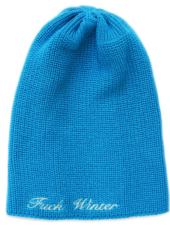 Large Beanie Cyan