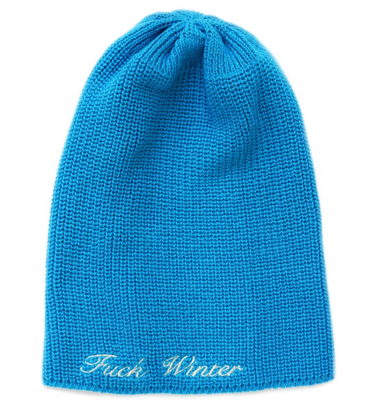 Large Beanie Cyan