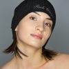 Large Beanie black portrait 2