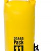Ocean Pack dry bag by Karana, 11 liters, yellow