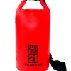 Ocean Pack dry bag by Karana, 21 liters, red