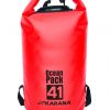 Ocean Pack dry bag by Karana, 41 liters, red
