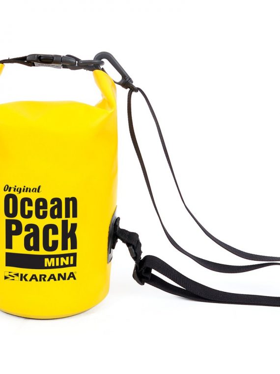 Ocean Pack Trockentasche von Karana, Vorderansicht 2, 2 Liter, Gelb