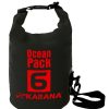 Ocean Pack Trockentasche von Karana, 6 Liter, schwarz